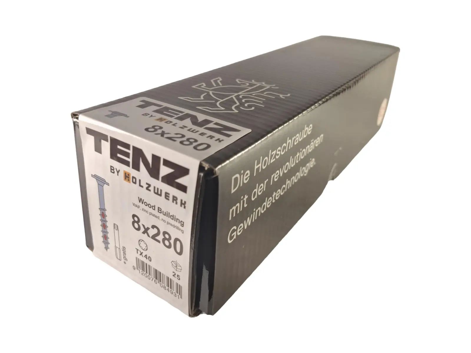 TENZ cabeza plana 8/280 (11") 25uds