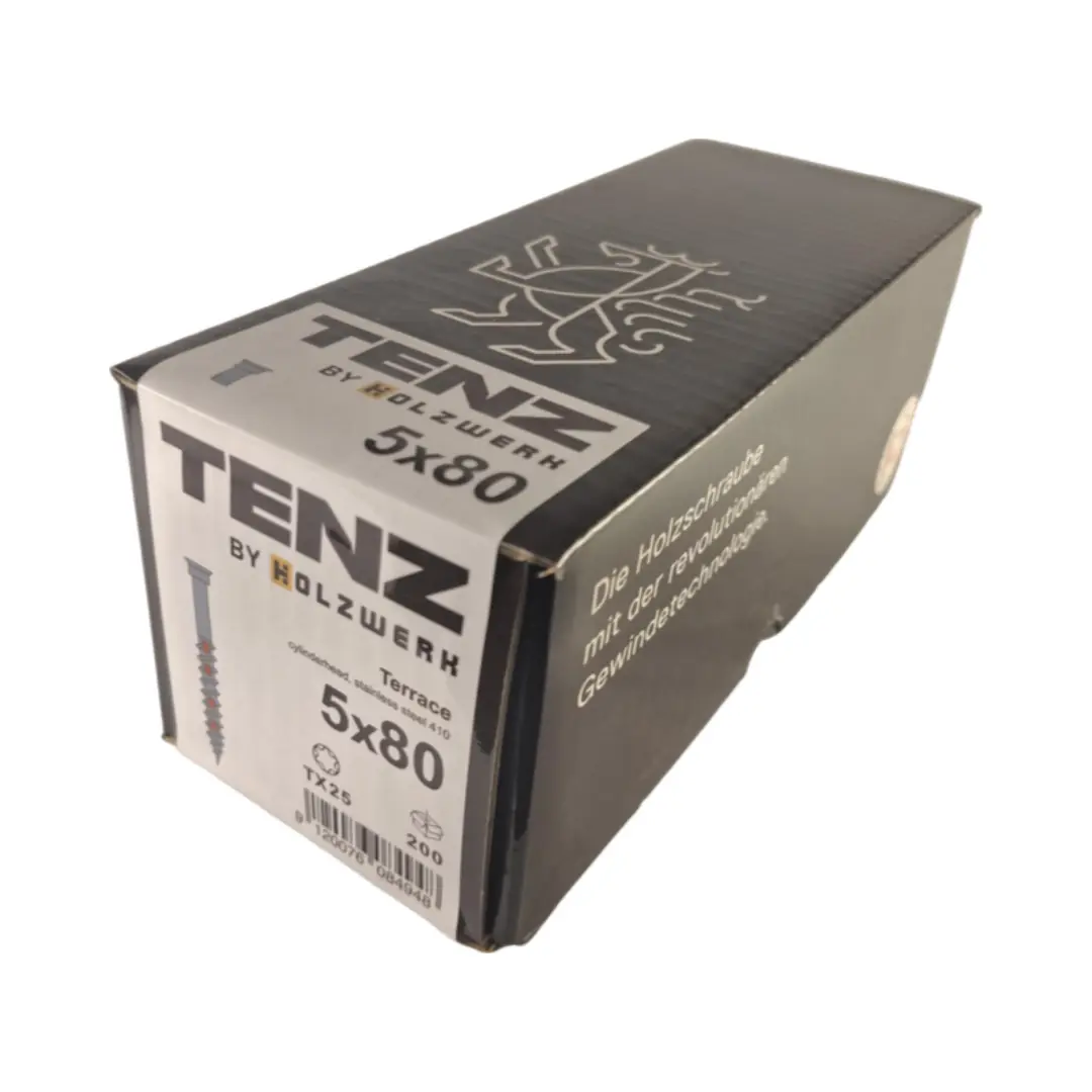 TENZ terraza inoxidable 5/80 mm (3⅛") 200uds
