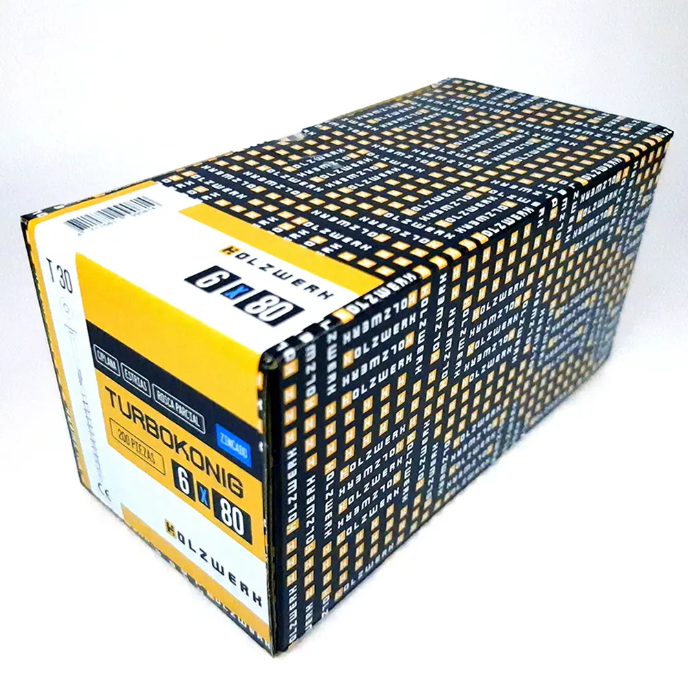 TurboKonig 6/80 mm (3⅛") 200uds