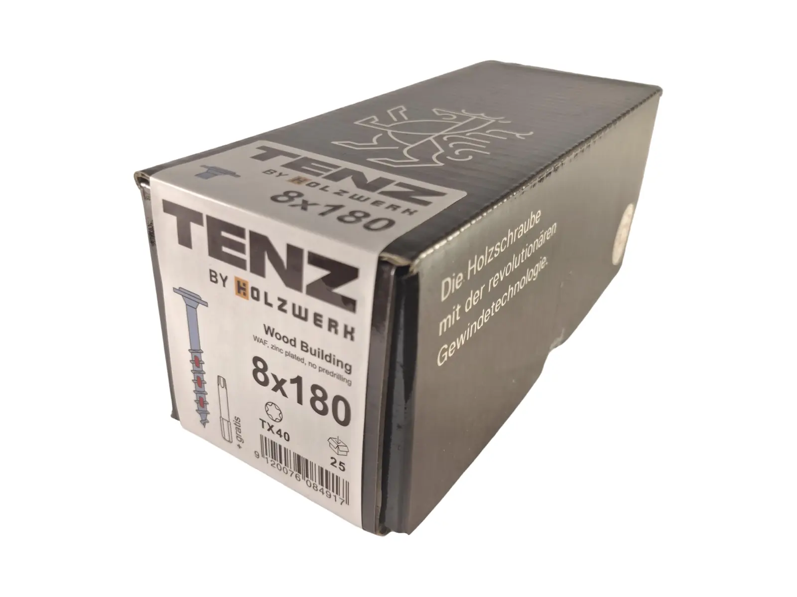 TENZ cabeza plana 8/180 (7⅛") 25uds