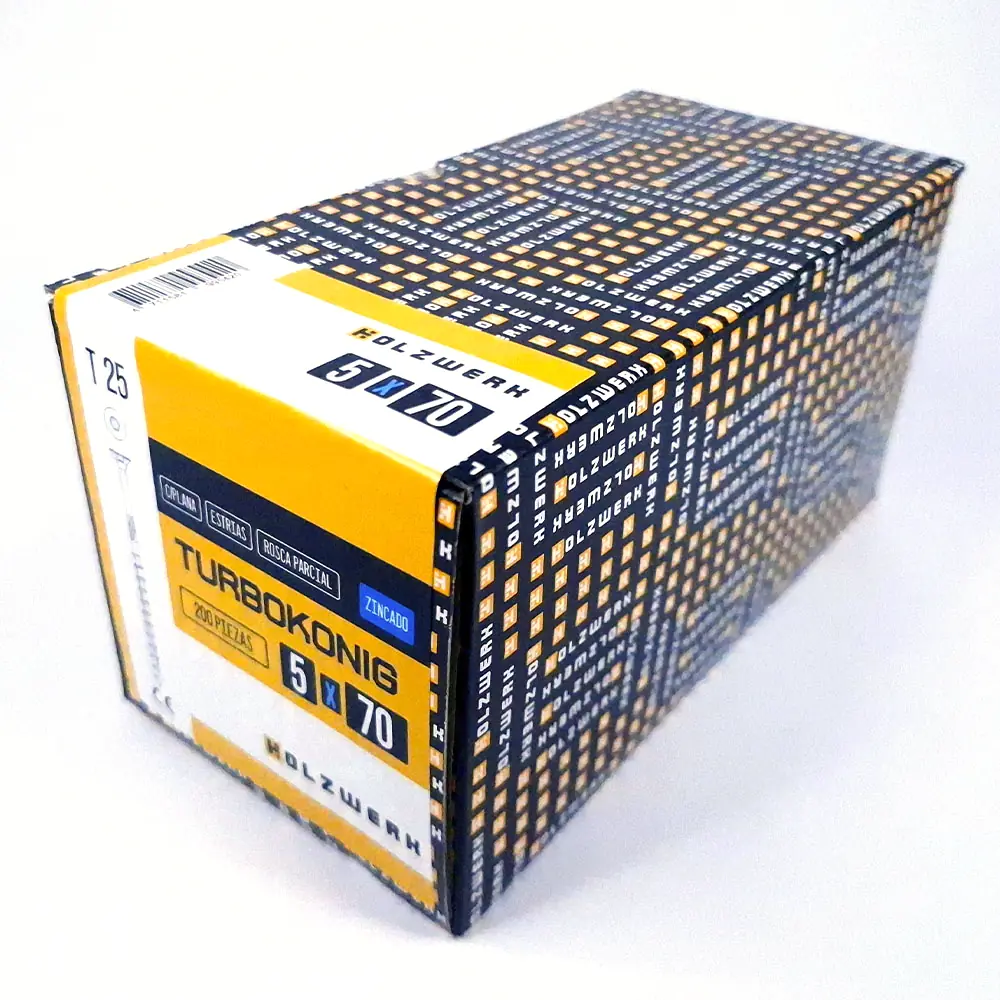 TurboKonig 5/70 mm (2¾") 200uds