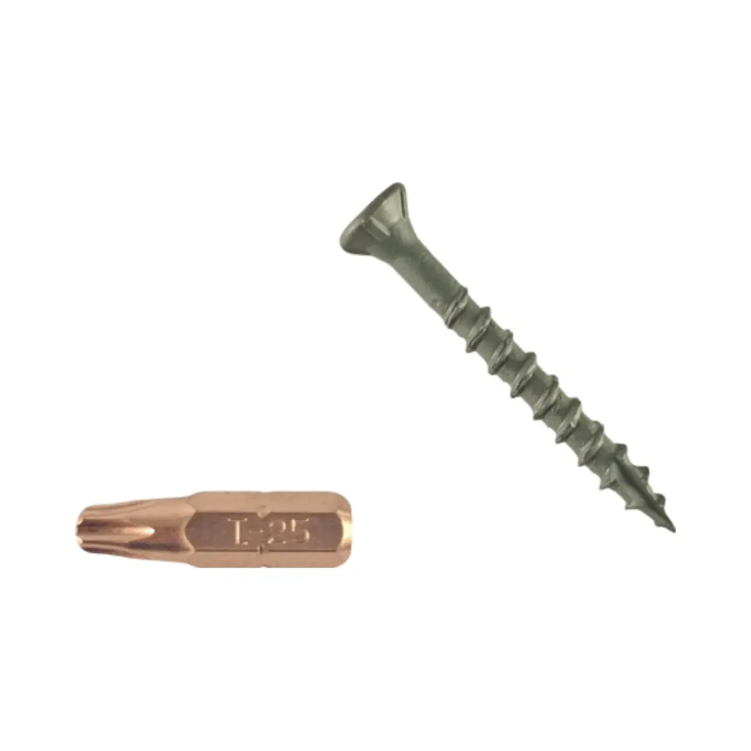 TENZ deck verde 4.5/45mm (1¾") 500uds