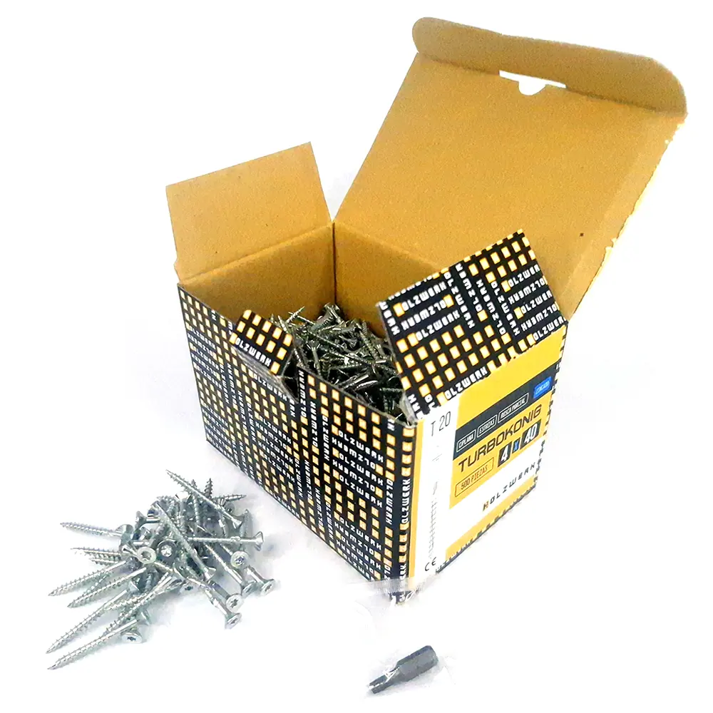 TurboKonig 4/40mm (1½") 500uds