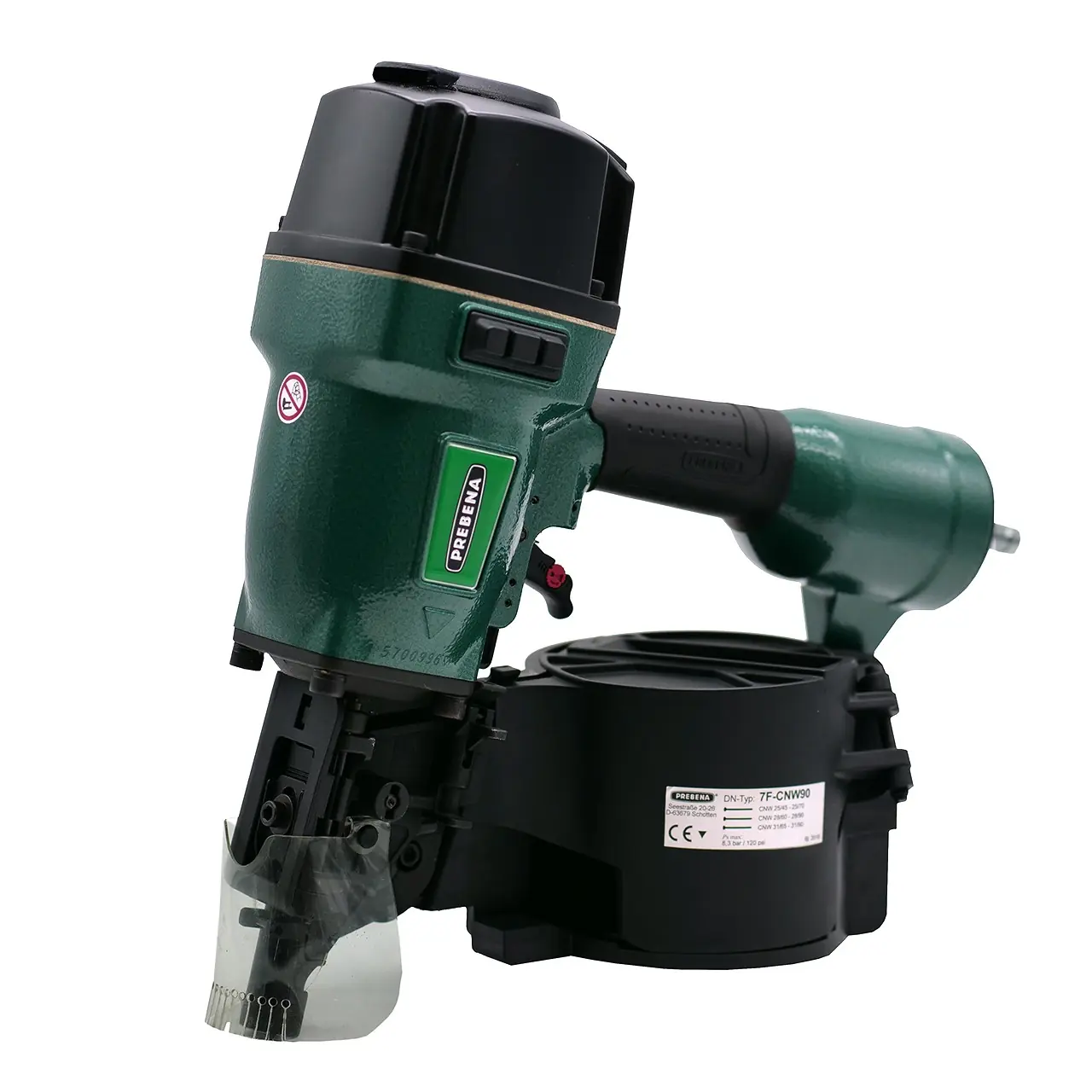 Clavadora en rollo 7F-CNW 90mm (3½'')