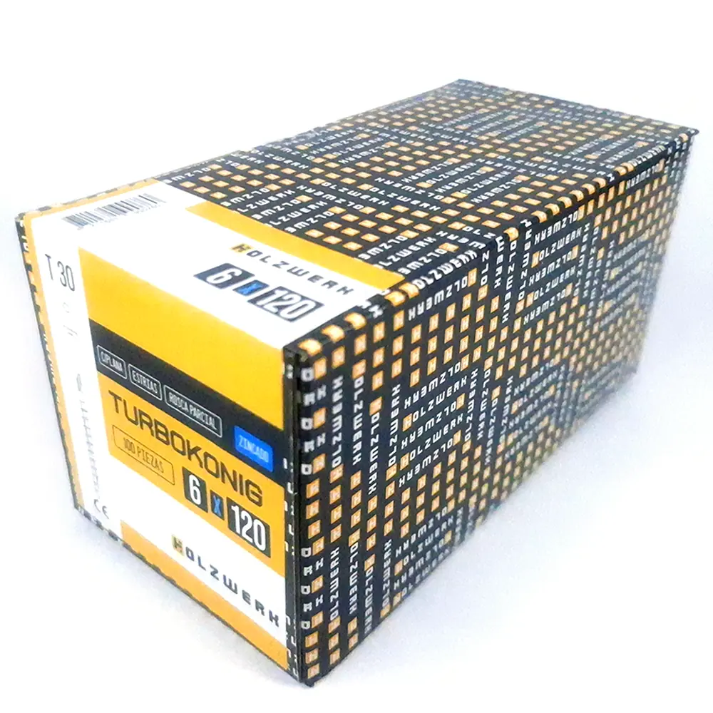 TurboKonig 6/120 mm (5") 100uds